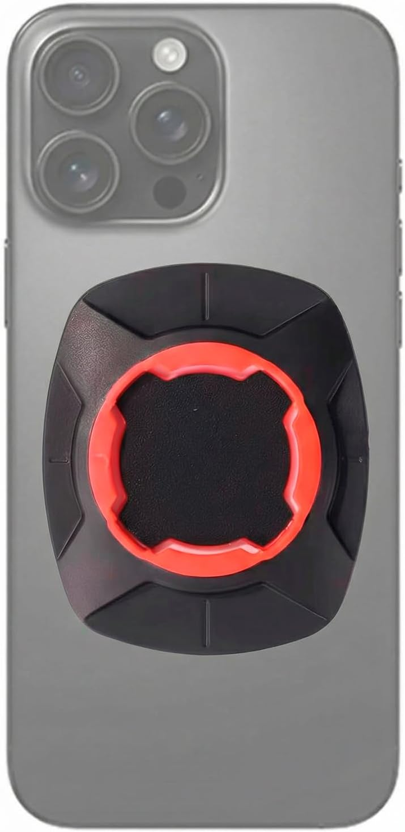 JANGJANG Phone Mount Universal Adaptor for Quad Lock, Adhesive Mount, Quick and Secure for Smartphones, Motorcycles, Bicycles, Cars, Accessories, Blue (Blue)