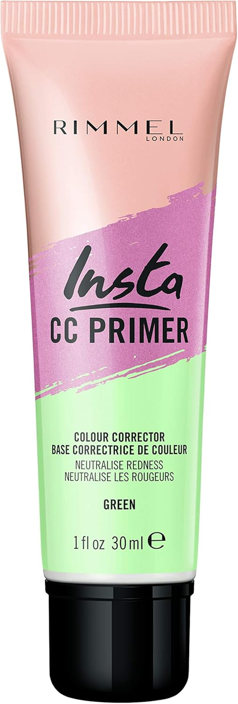 Rimmel London Insta CC Primer, Peach, 30Ml
