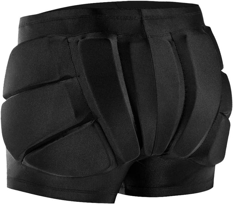 WOSAWE Youth Protective EVA Padded Shorts Hips Tailbone Protector Skating Skiing Impact Pad, Small