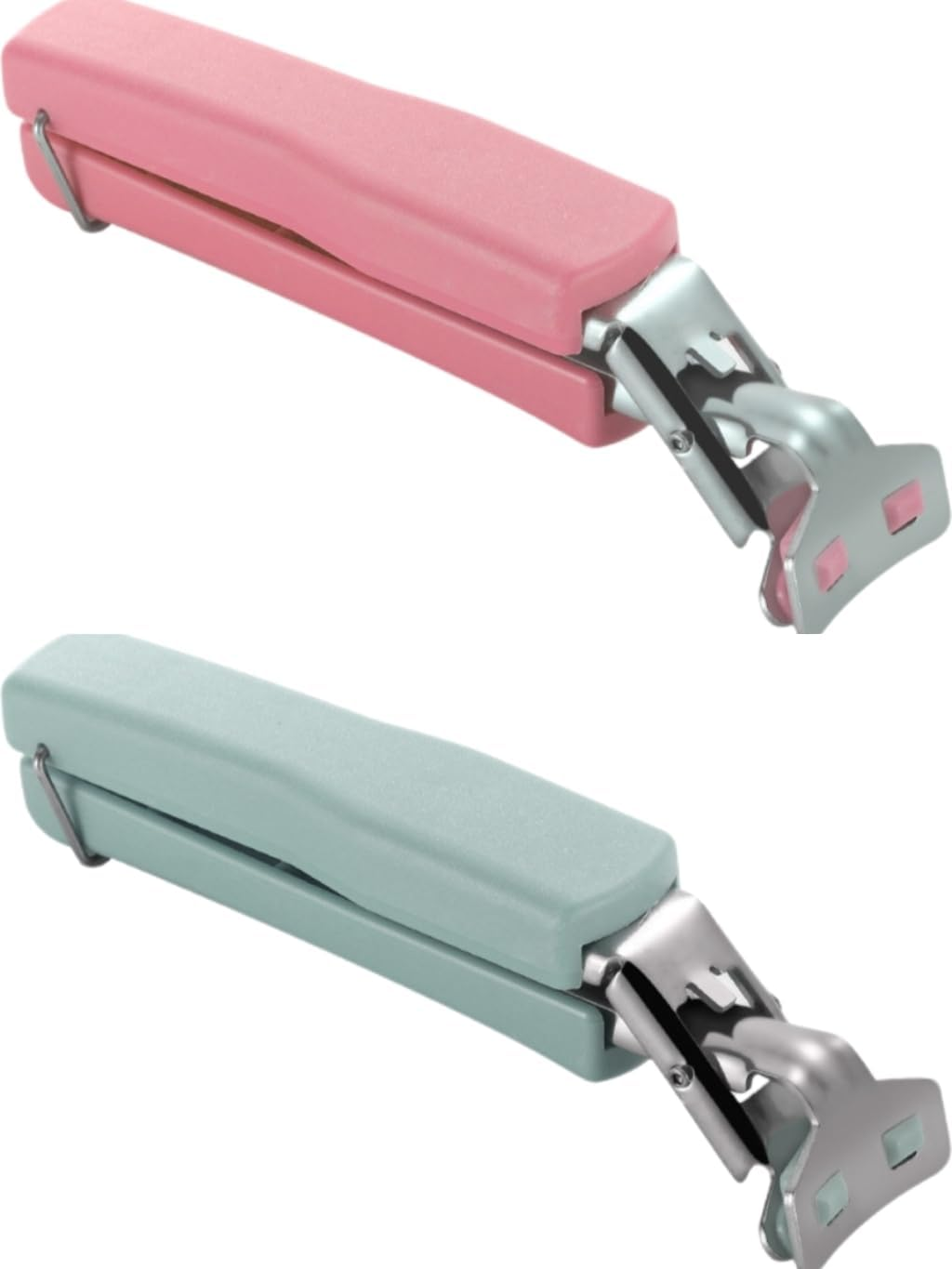 Stainless Steel Anti-Scalding Hot Bowl Dish Plate Gripper Clips Tongs Clamp Holder for Moving Hot Plate or Bowls with Food Out from Instant Pot Microwave Oven (Green,Pink, One Size)