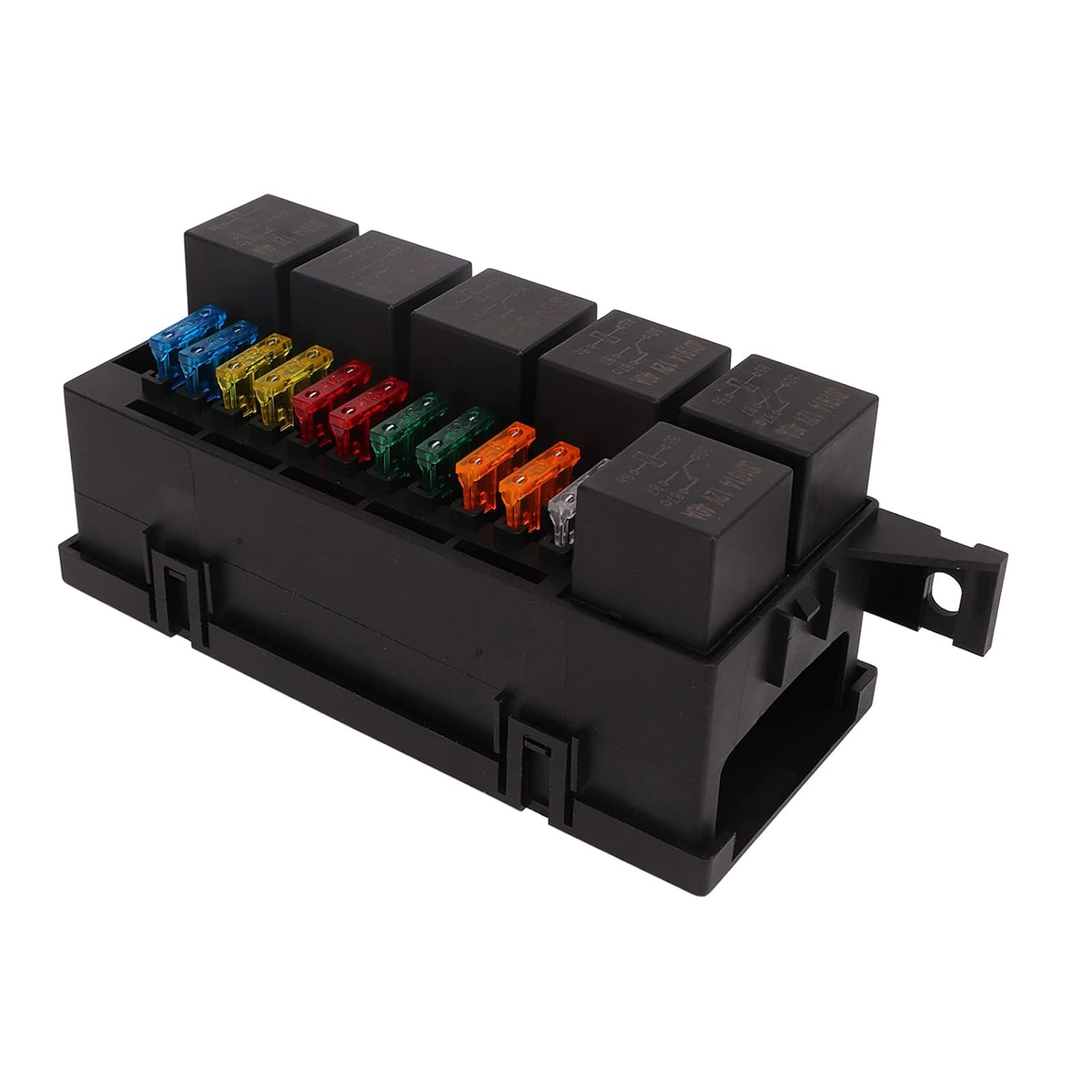 Fuse Crimp Terminal Box, Relay Box with 2 Clip Latch Cover ABS IP65 Waterproof for Ship image number 2