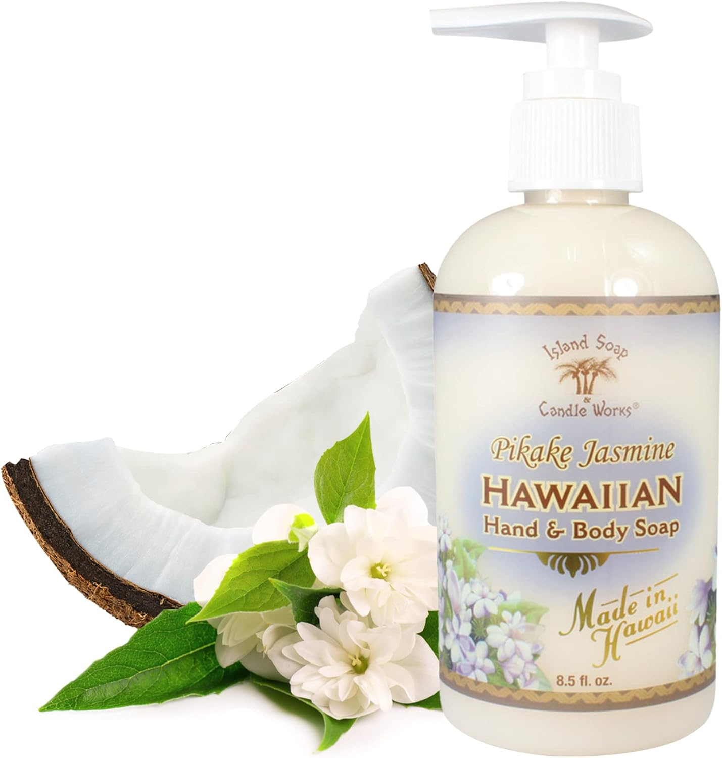 Island Soap & Candle Works Hawaiian Hand and Body Soap Mango Coconut Guava image number 3