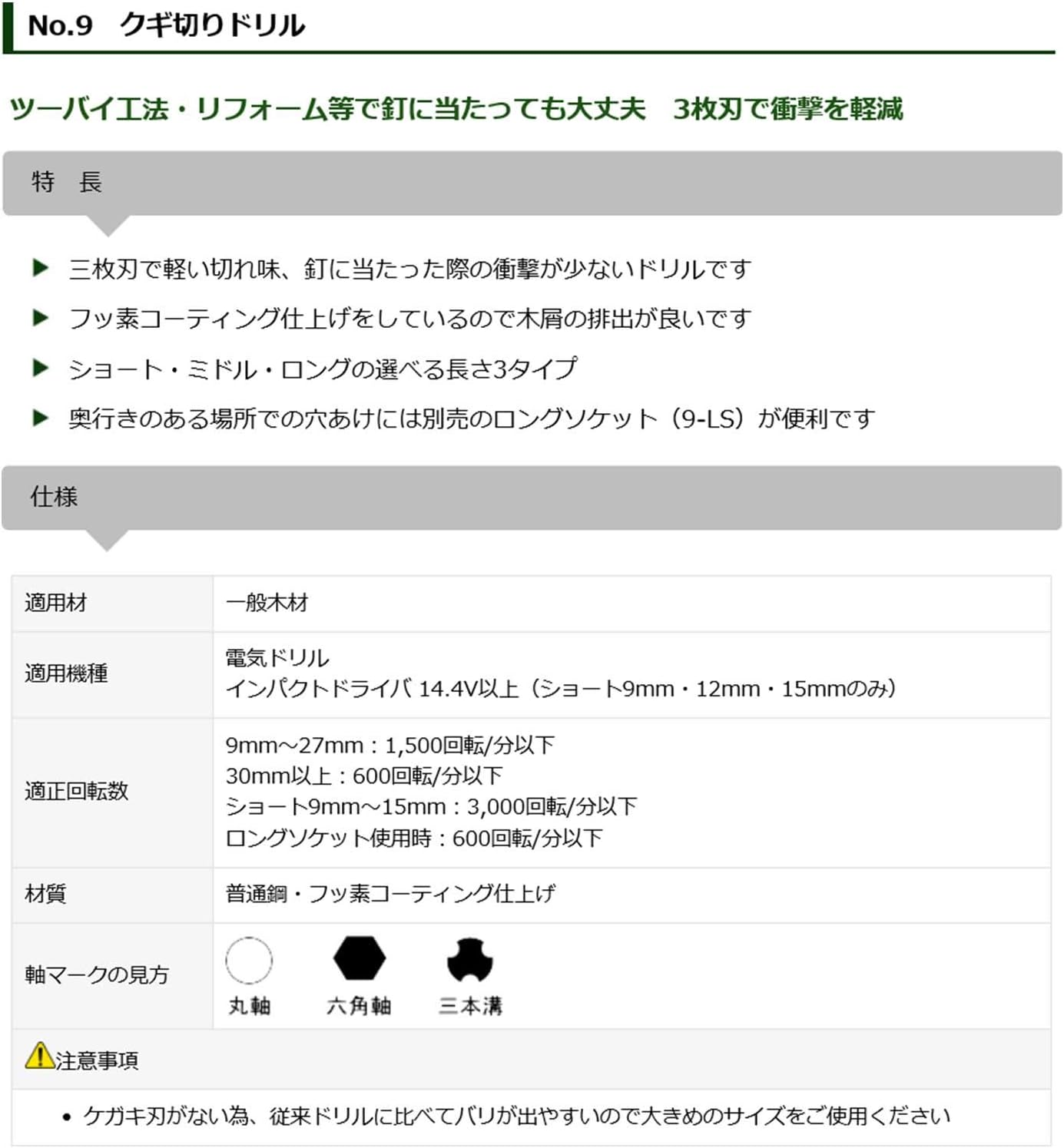 Star-M 9L-180 Nail Cutting Drill Long, 18 image number 2