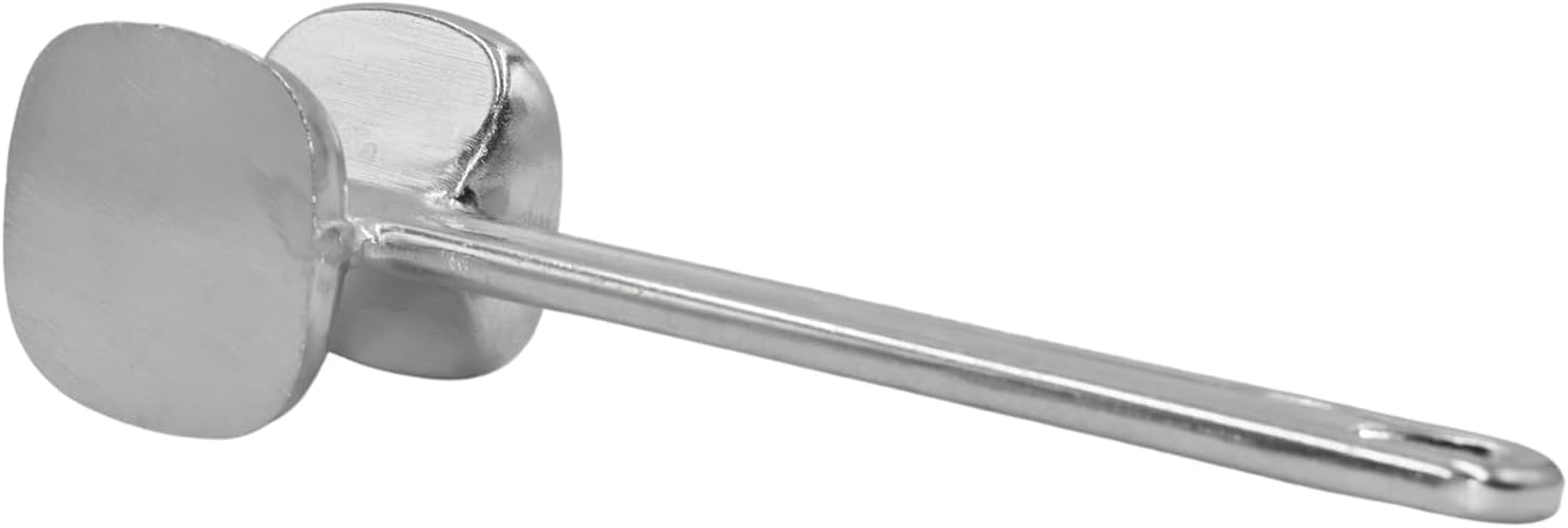 Liyquint Dual-Sided Meat Hammer & Tenderizer &ndash; Heavy Duty Meat Mallet for Steak, Chicken, Fish, Pork &ndash; Kitchen Meat Pounder Tool for Grilling & Home Cooking (Silver) image number 2