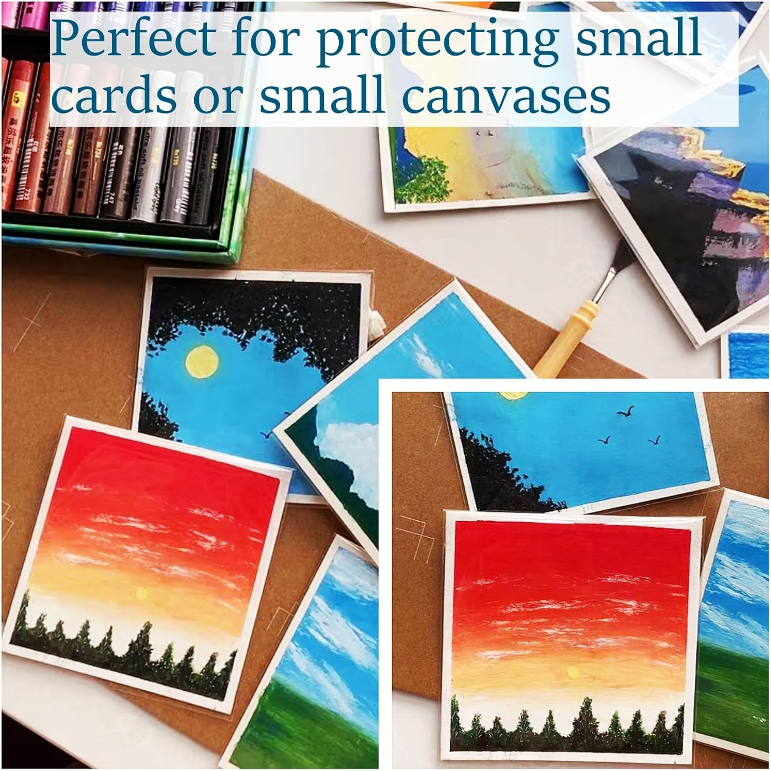 250 PCS Clear Self Adhesive Plastic Gift Cookie Treat Biscuit Bakery Bags - 10X10Cm Frosted Party Favor Candy Bags image number 6