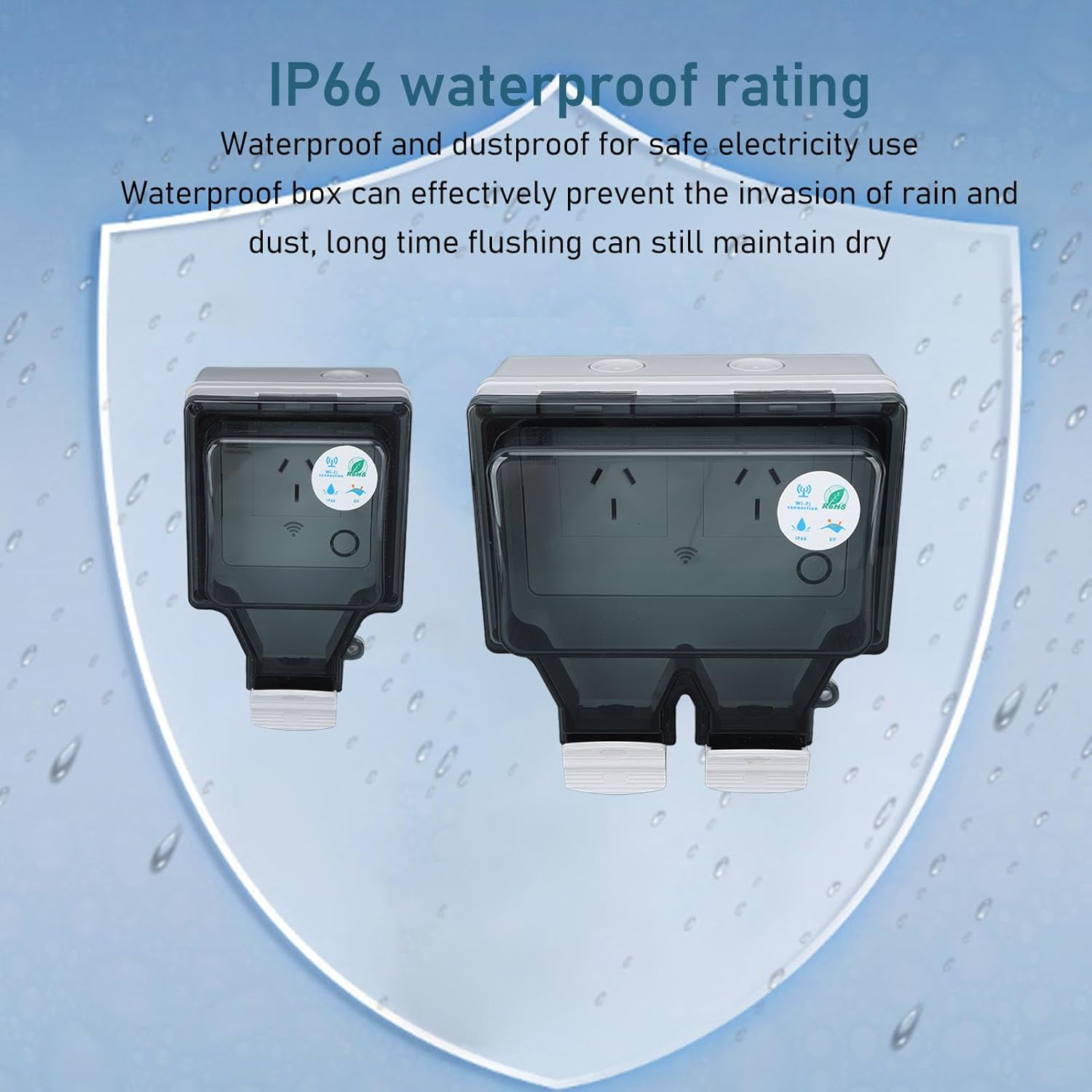 Wifi Smart Plug, AU Plug 110‑ Wifi Smart Socket for Home (SNW-AU) image number 3