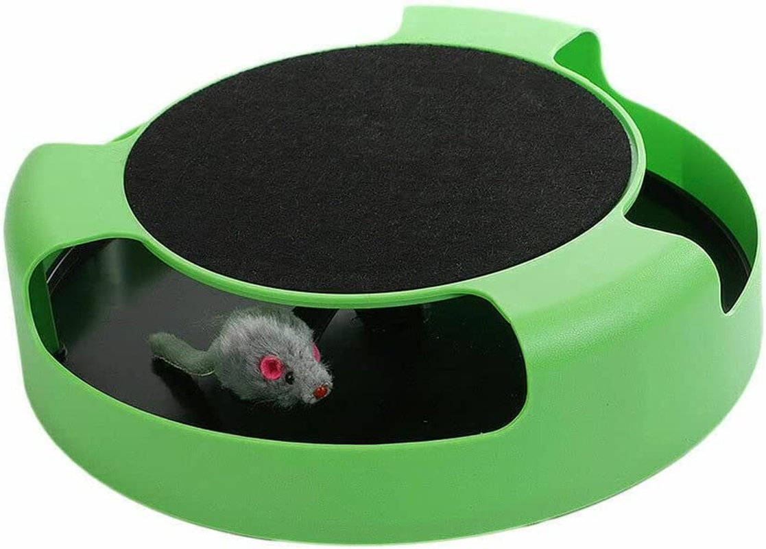 Motion Kitten Cat Toy Catch the Mouse Chase Interactive Cat Training Scratchpad