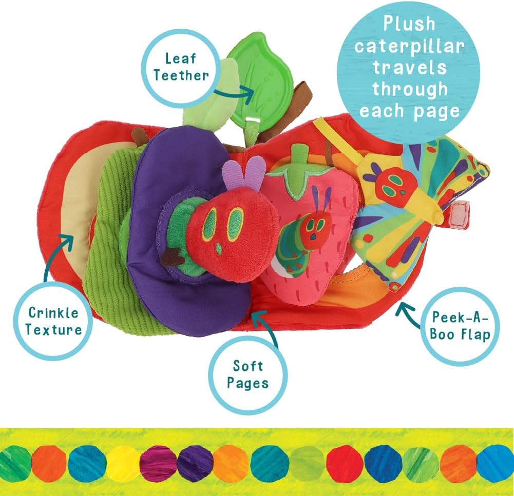 The World of Eric Carle the Very Hungry Caterpillar Storytime Apple and Plush Activity Toy Set image number 3