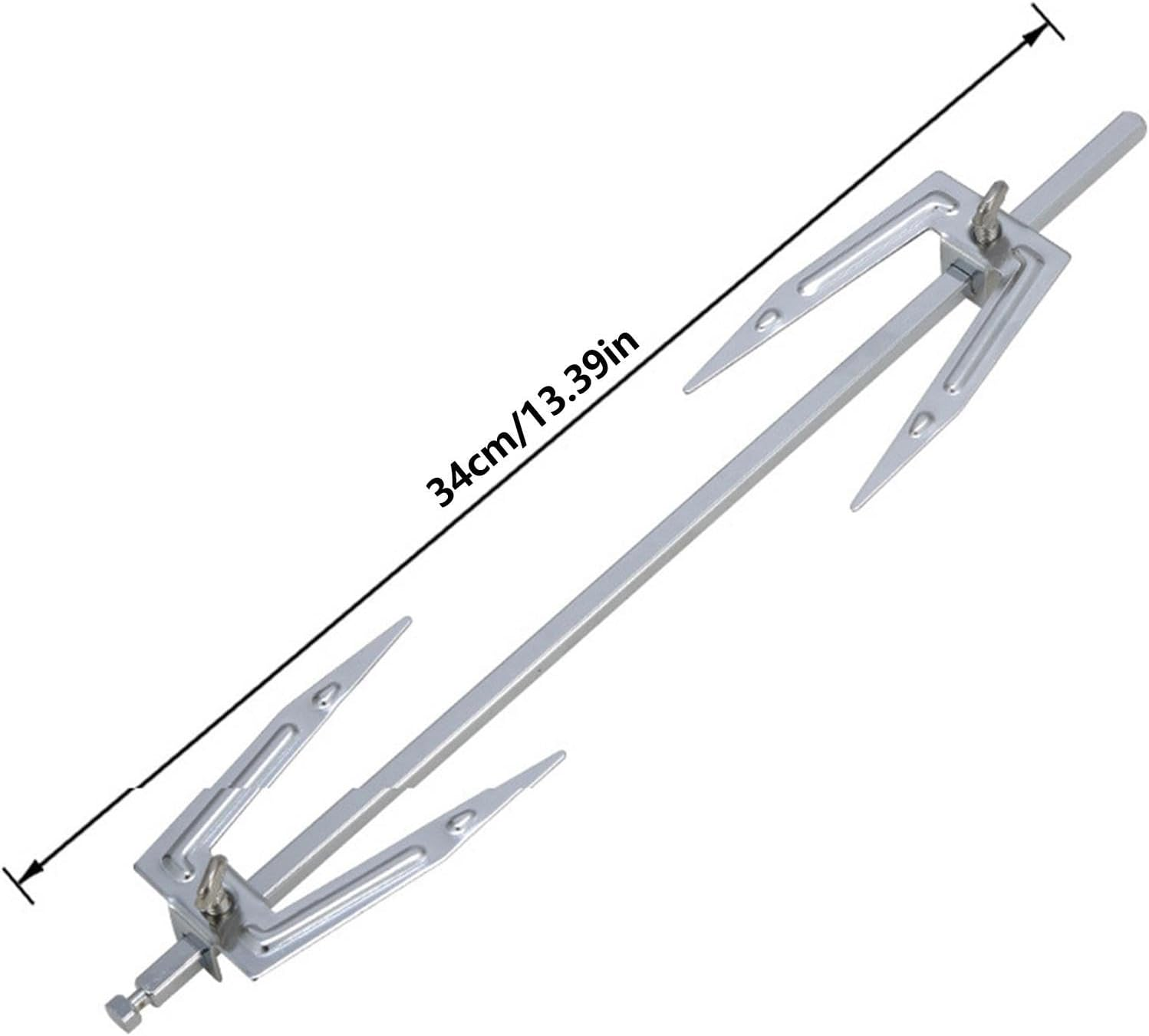 Air Fryer Rotisserie Fork - Stainless Steel Rotisserie Forks | Air Grinder Turntable Fork | Rotisseries Meat Forks | Heavy Duty Charcoal Spit Roaster Grill for BBQ and Fryers Camping And image number 5