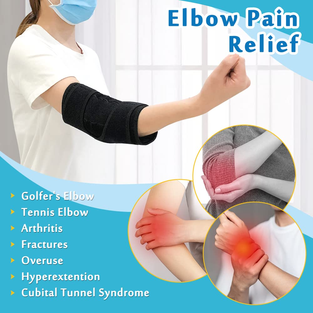 Pediatric Elbow Brace Child Straight Arm Splint Kids Elbow Immobilizer Extension Brace Cubital Tunnel for Sleeping Ulnar Nerve Entrapment Thumb Sucking Stop for Kids Child Restraint Strap image number 4