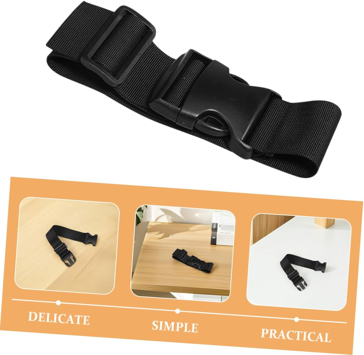 GALPADA 5Pcs Multifunctional Strap Backpack Straps Clips for Luggage Adjustable Replacement Heavy Duty Packing Quick Release image number 1