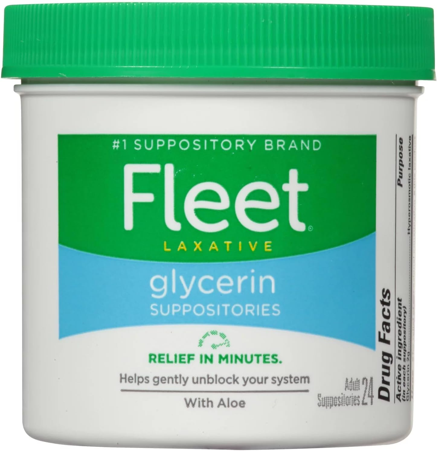 Fleet Suppos Adult Size 24S Adult Glycerin Suppository Laxatives