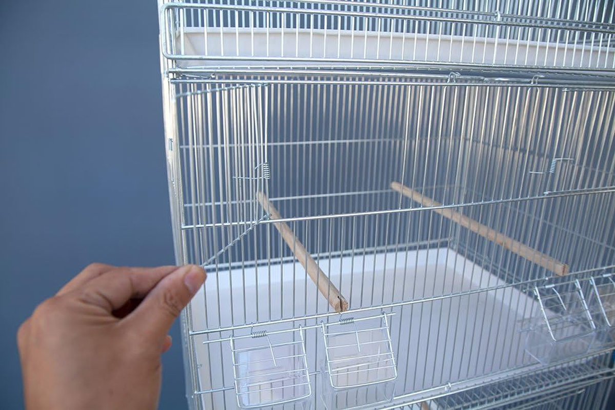 6Xbreeding Bird Cages on Stand for Canary Parakeet Budgie Cockatiel image number 2
