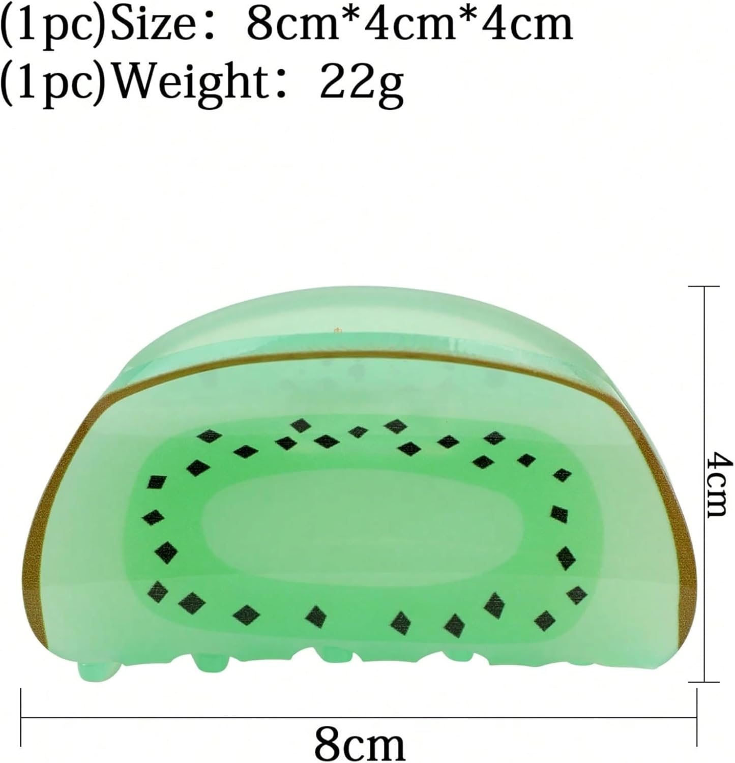 6 Pieces Acrylic Hair Claws Accessories for Women Fruit Clip Cherry Watermelon Lemon Strawberry Pineapple Avocado Funny Claws Summer Hairstyle Decoration (Pack C, Large) image number 2