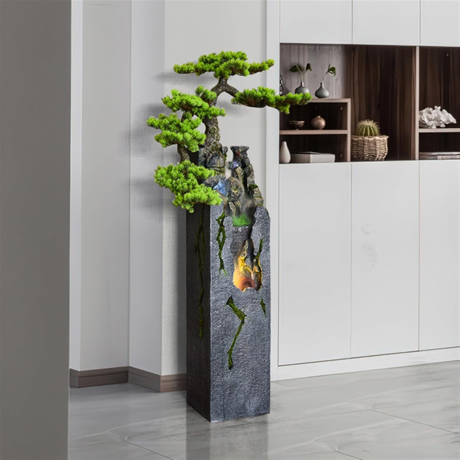 Outdoor Fountain Living Room Modern Simple Floor Water Decoration, Outdoor Garden Landscape image number 6