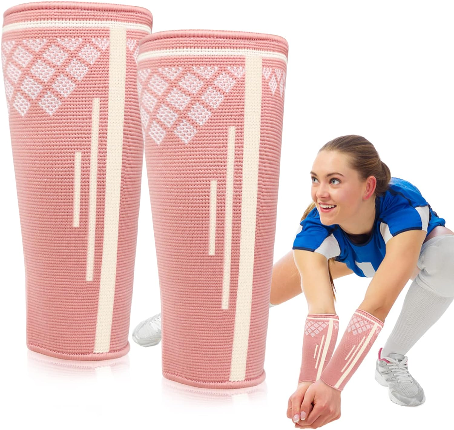 Volleyball Arm Sleeves Compression Forearm Sleeves, Passing Forearm Sleeves Protect Arms for Youth