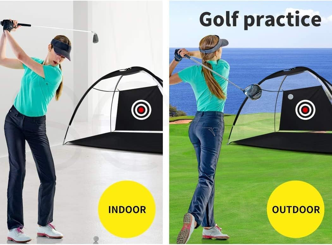 Centra Golf Putting Mat Net Practice Training Indoor Outdoor Portable Netting image number 2