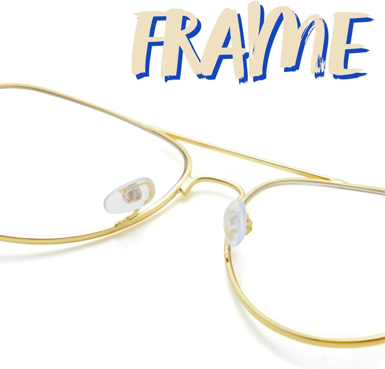 Spooktacular Creations Gold Metal Frame Glasses, Old Man Old Lady Costume Glasses, Halloween Classic Glasses Accessory for Kids Men Women Grandma 80S 90S Dress Up, Halloween Costume Prop, Gold image number 5