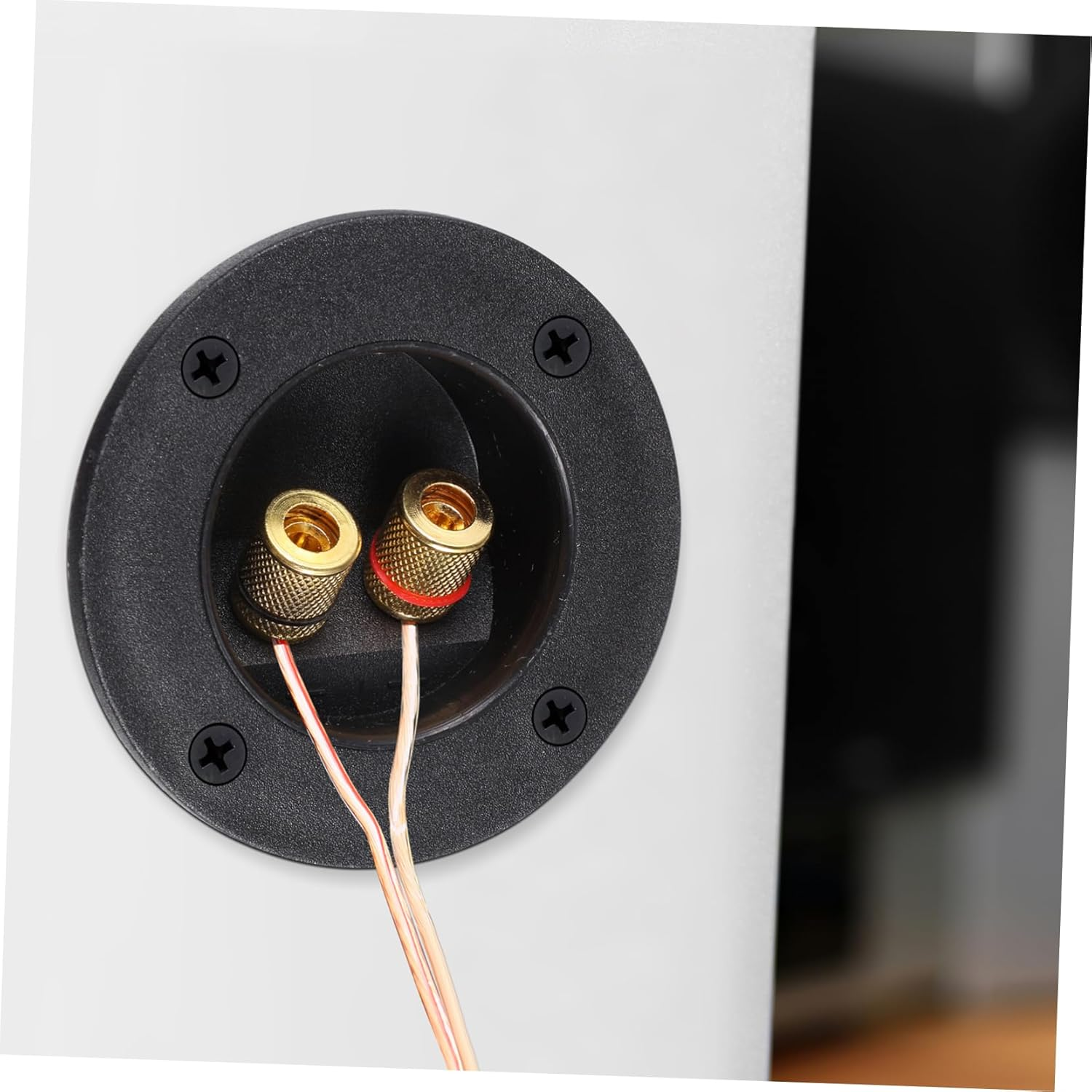 LALAFINA 5Pcs round Speaker Terminal Binding Post Connectors for DIY Hifi Audio Compatible Subwoofers and Home Theater Systems Black image number 6