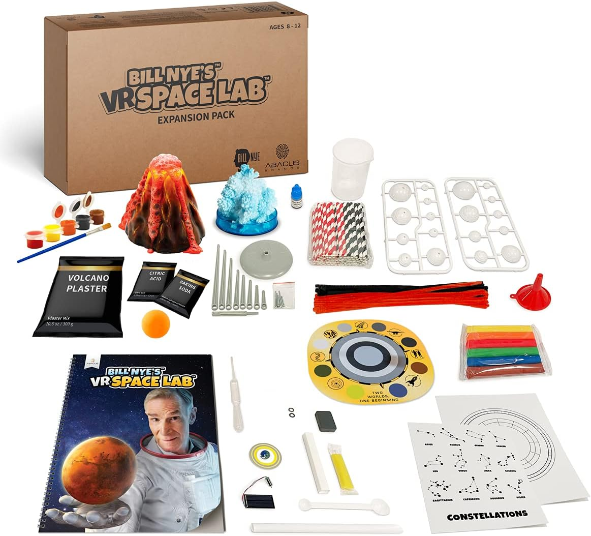 Abacus Brands Bill Nye'S VR Space Lab - Virtual Reality Kids Science Kit, Book and Interactive Learning Activity Set (Full Version - Includes Goggles) image number 4