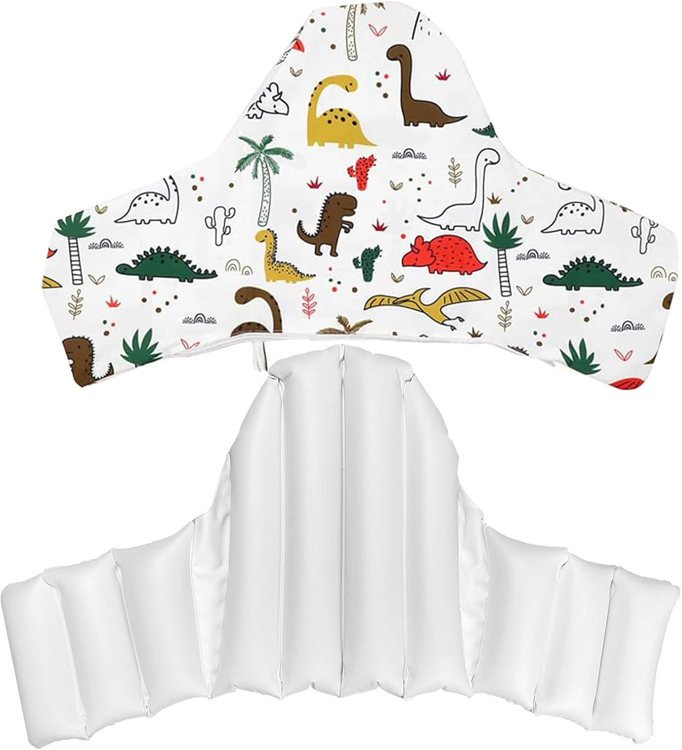 High Chair Cushion for IKEA Antilophigh Chair, Inflatable Baby High Chair Cushion, Built-In Inflatable Cushion, Highchair Insert and Cover, Replacement Comfortable Sitting for Supporting (Dinosaur)