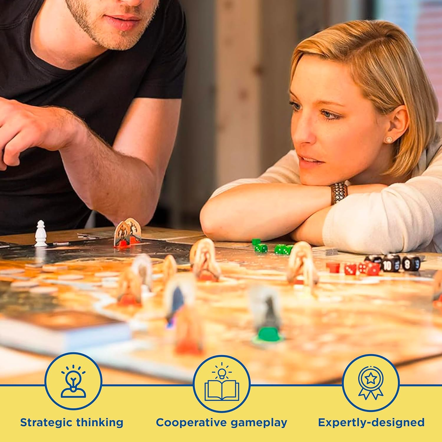 Thames & Kosmos Legends of Andor Base Stratergy Game image number 1