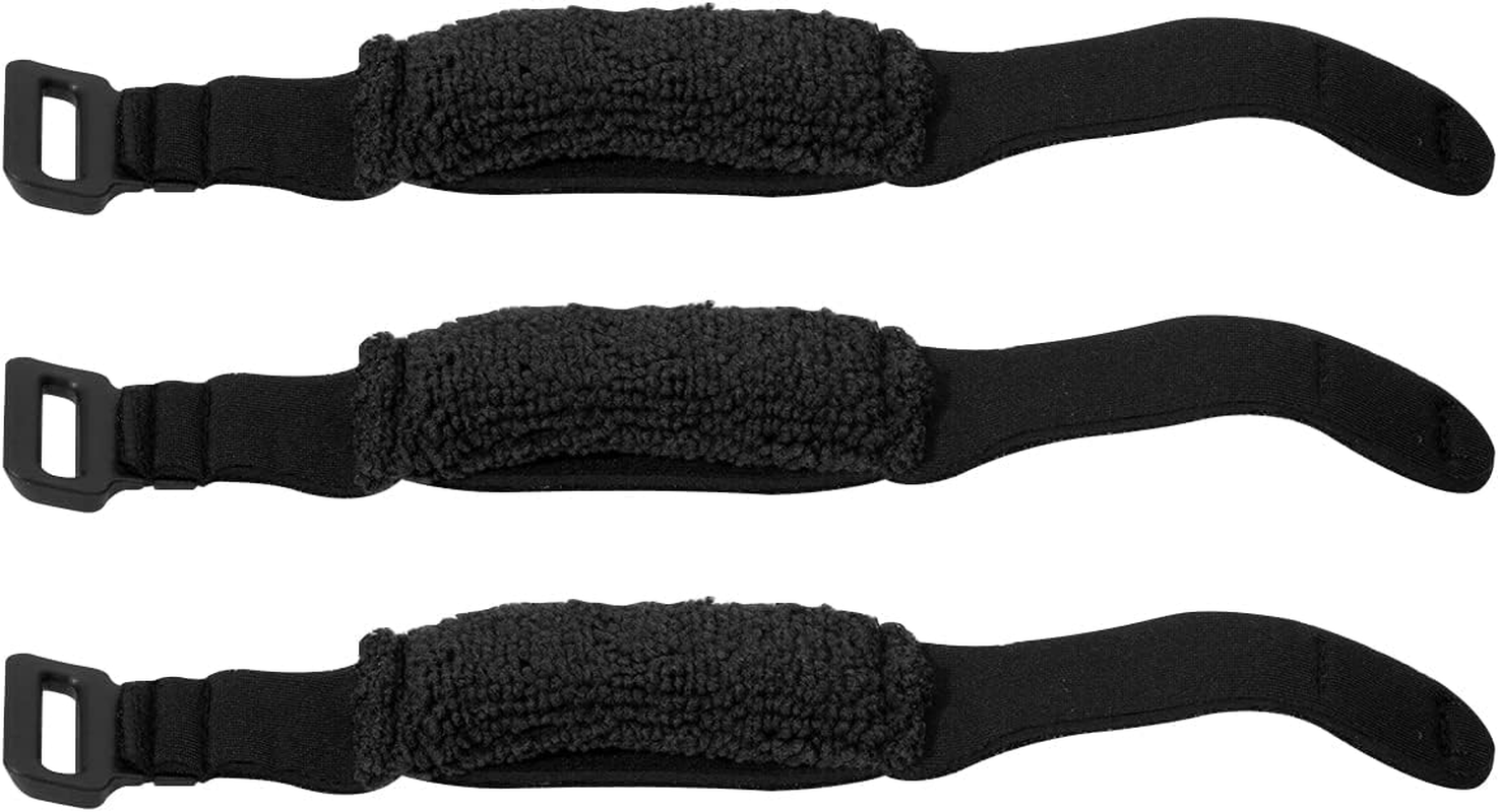 3Pcs Bass Guitar String Mute Damper, Cotton Bass Guitar Fret Mute, Adjustable Guitar String Dampener, Bass Guitar Accessories image number 1