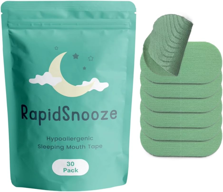 Rapidsnooze Calming Mouth Tape - anti Snoring Sleep Tape - Improve Sleep Quality- Get to Sleep Faster - Deeper Sleep - Buy 3 and save 10% image number 3