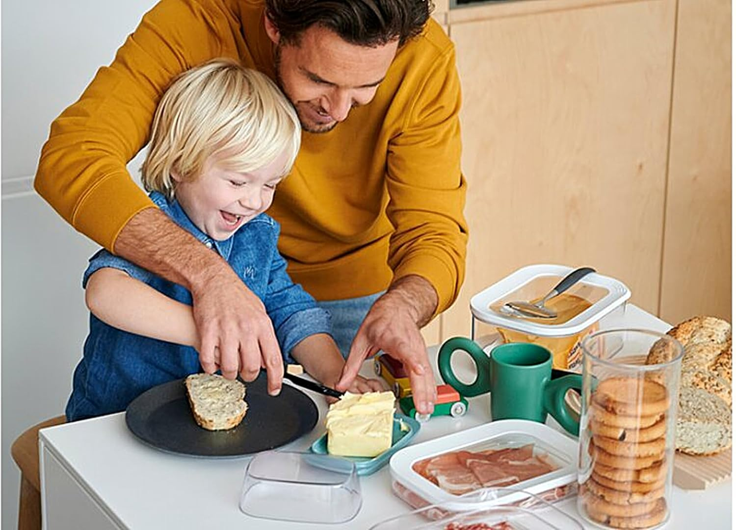 Butter Dish - White - 4. Nordic Blue image number 5