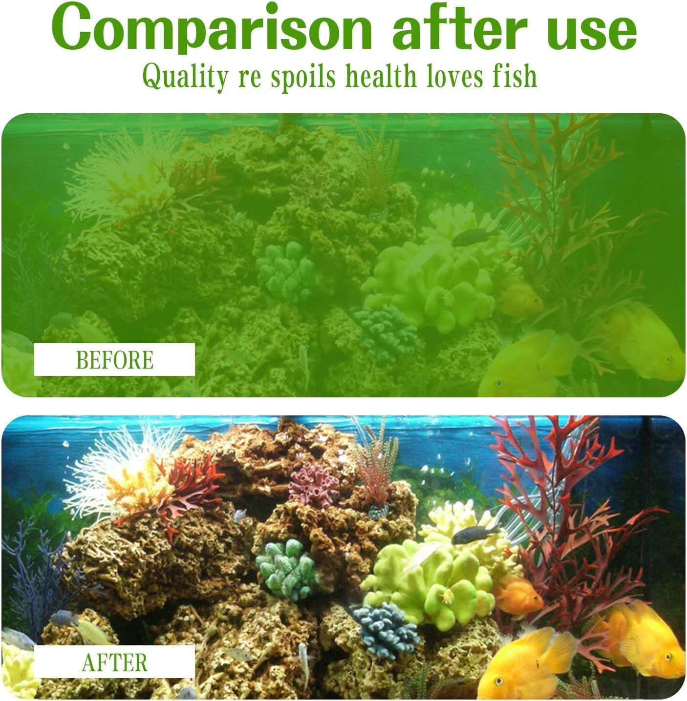 2025 New Portable Aqua Water Purification Tablets, Polymer Water Purification Tablets, Powerful Aquarium Water Purifications Tablet for Fish Tank, Remove All Kinds of Turbidity (2 Bottle) image number 1