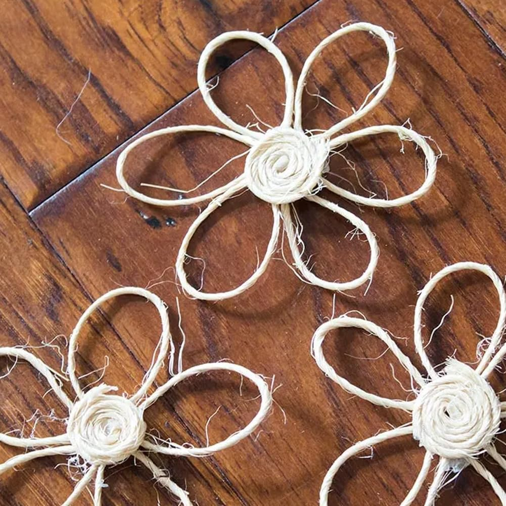 Jijacraft Jute String Coloured Craft Cord Garden Cord Decorative Cord 2 Mm X 100 M for DIY Crafts Gardening Gifts Packaging (Beige)