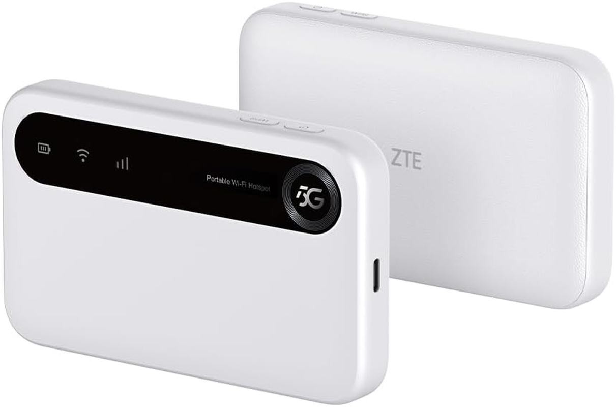 ZTE U50 Portable Wifi Access Point 5G with SIM Slot, Unlocked SIM Slot, Cost-Effective for 32 Home/Business Devices, 5G and 4G+, AX1800 Wifi 6, up to 32 Devices image number 2
