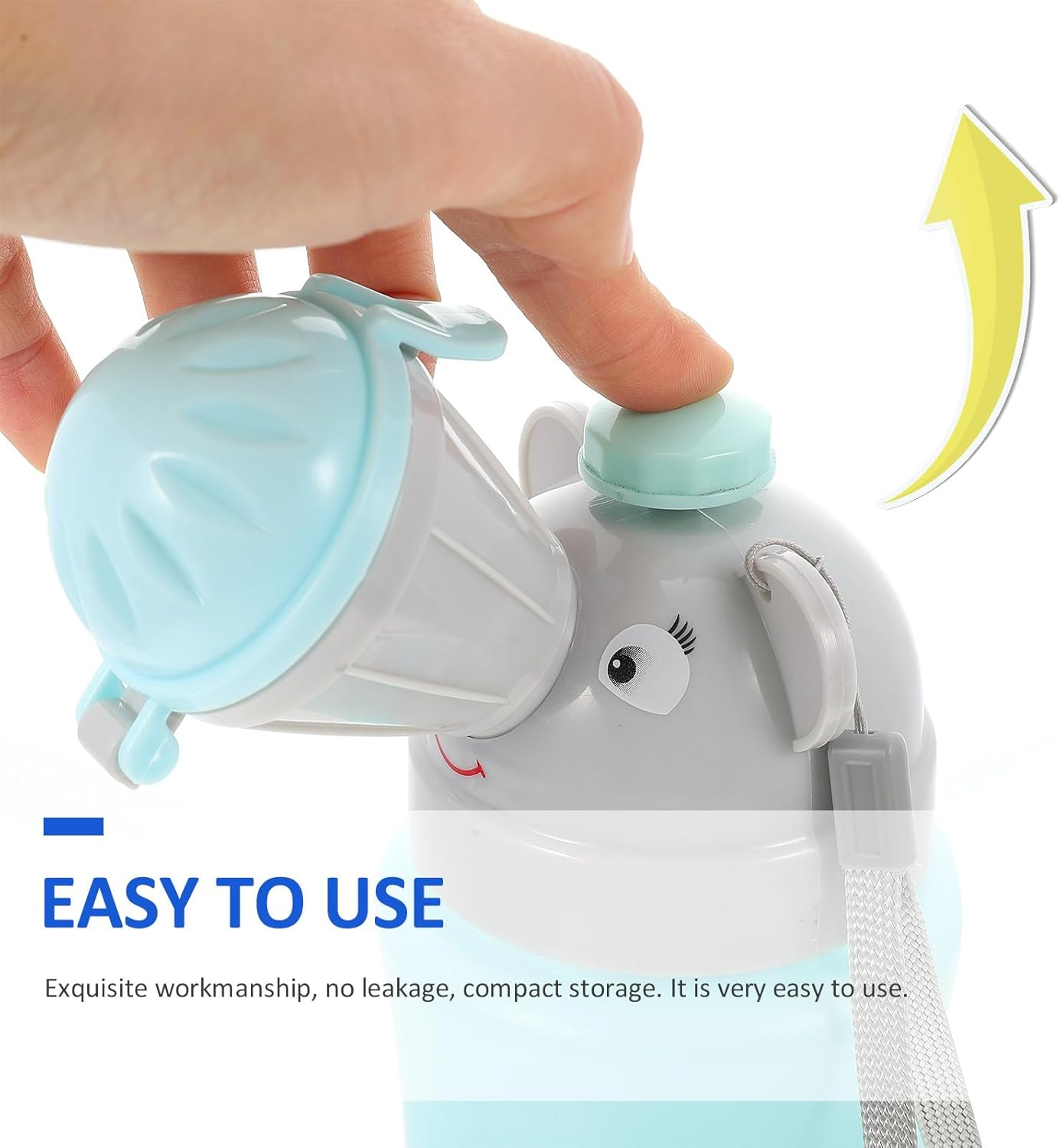 Alasum Portable Toddler Travel Potty - Leakproof Urinal for Kids, Compact Design for Camping and Emergencies, Easy to Clean, Ideal for Potty Training image number 5