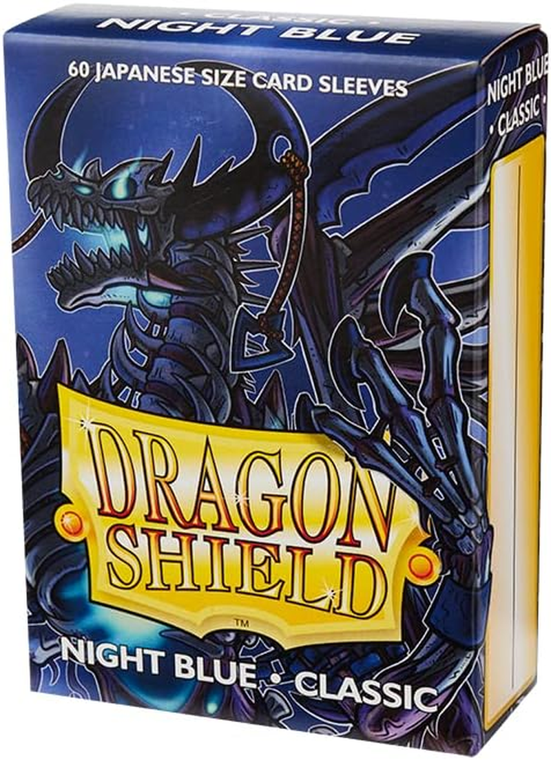 Dragon Shield Japanese DS60 Classic Card Sleeves, Night Blue image number 1