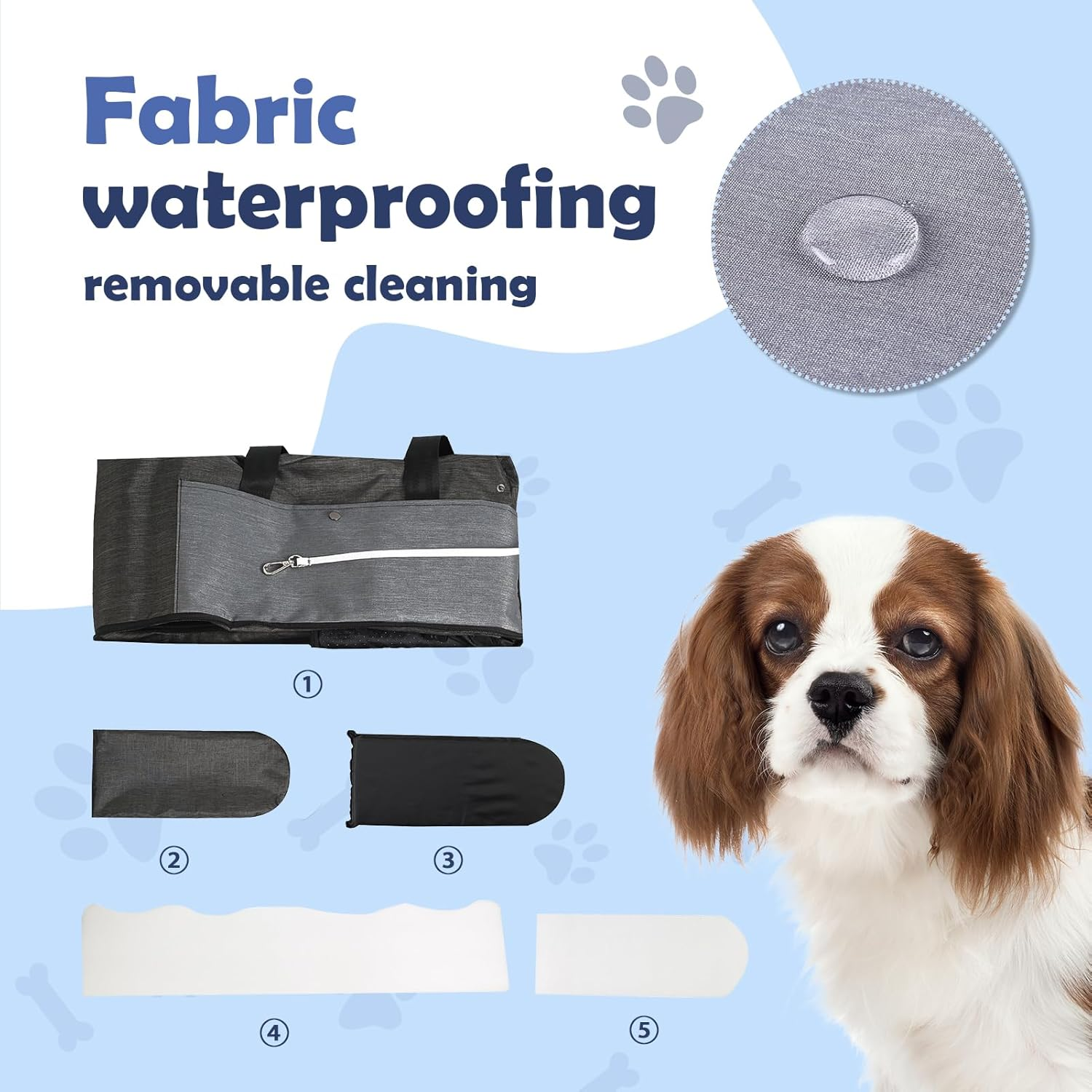 Dog Car Seat for Small Dog,Console Pet Booster Seat for Puppies 5-10 Pounds Travel Carrier