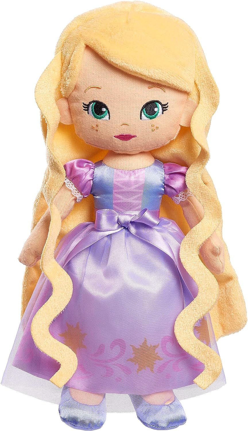 Disney Princess so Sweet Princess Rapunzel, 12.5 Inch Plushie with Blonde Hair, Tangled, Kids Toys for Ages 3 up by Just Play image number 3