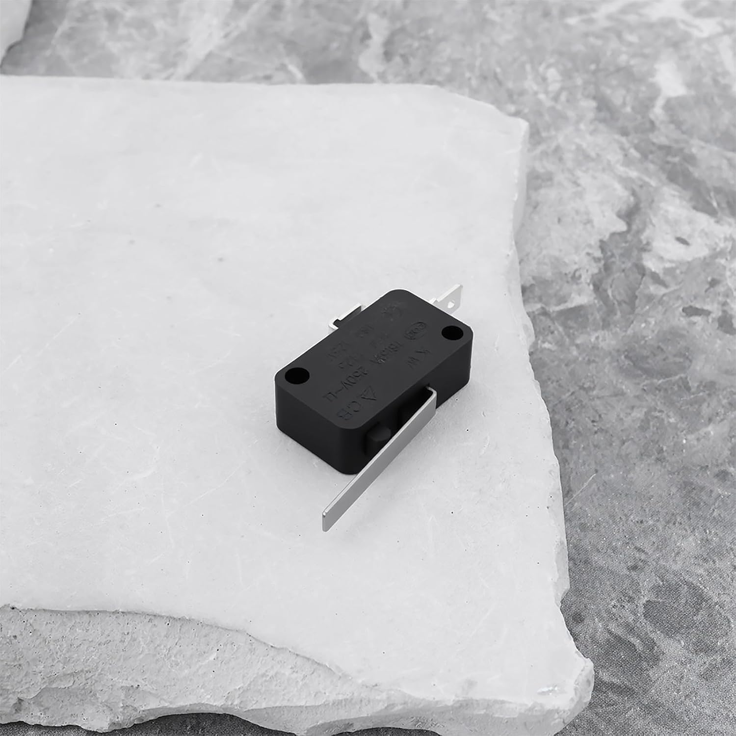 Ecsing 2Pcs Micro Switch Snap Action Switch 2Pin SPST NC 15A 250V V7-6C37E9-036 Compatible with Honeywell image number 5