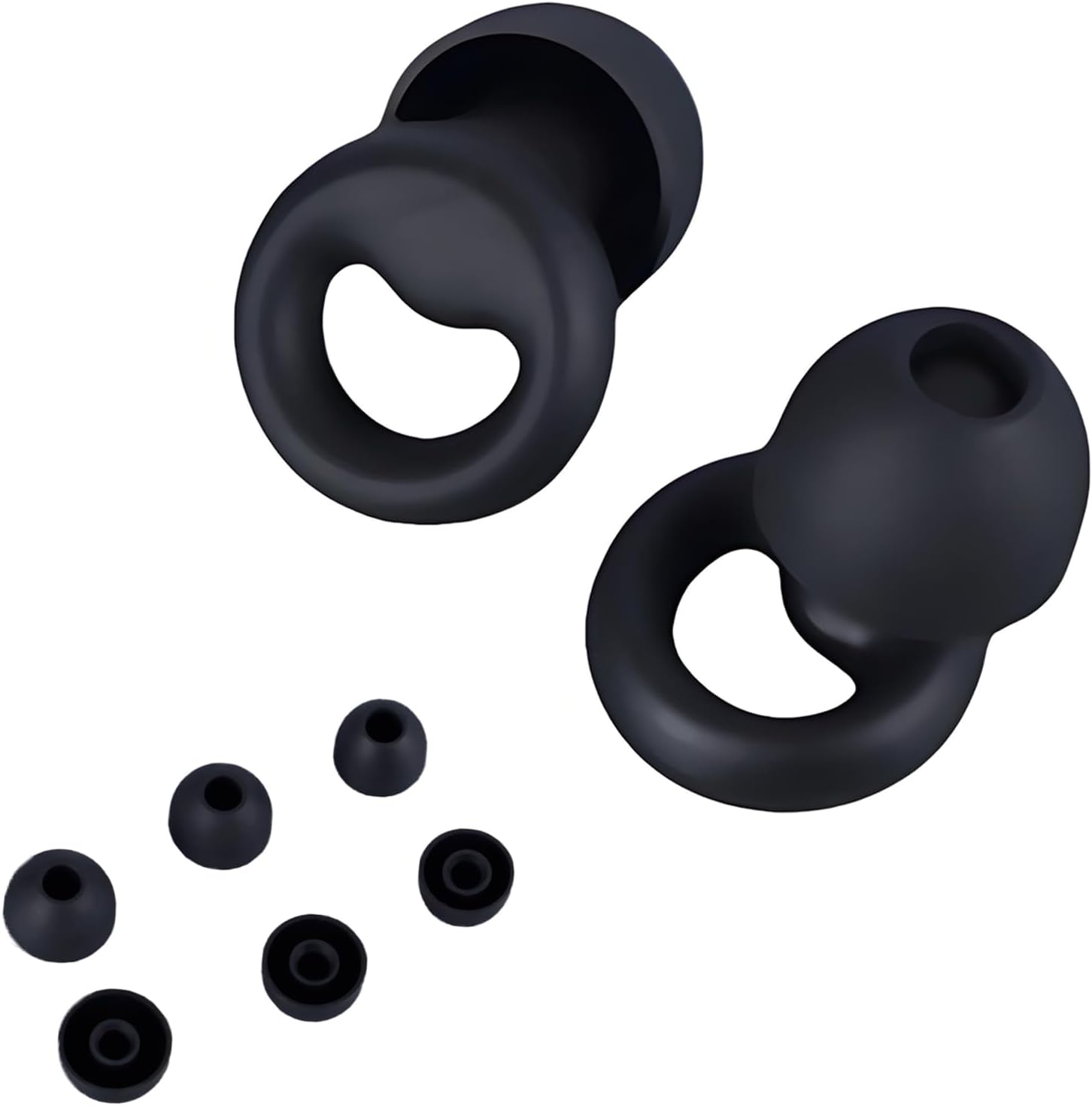 Ear Plugs, Ultra-Comfy Reusable Noise Cancellation Loop Ear Plugs for Sleeping, Deep Focus, Noise Sensitivity | Customizable Fit | 24Db (SNR) Noise Cancelling Earbuds for Sleeping,Earplus image number 5