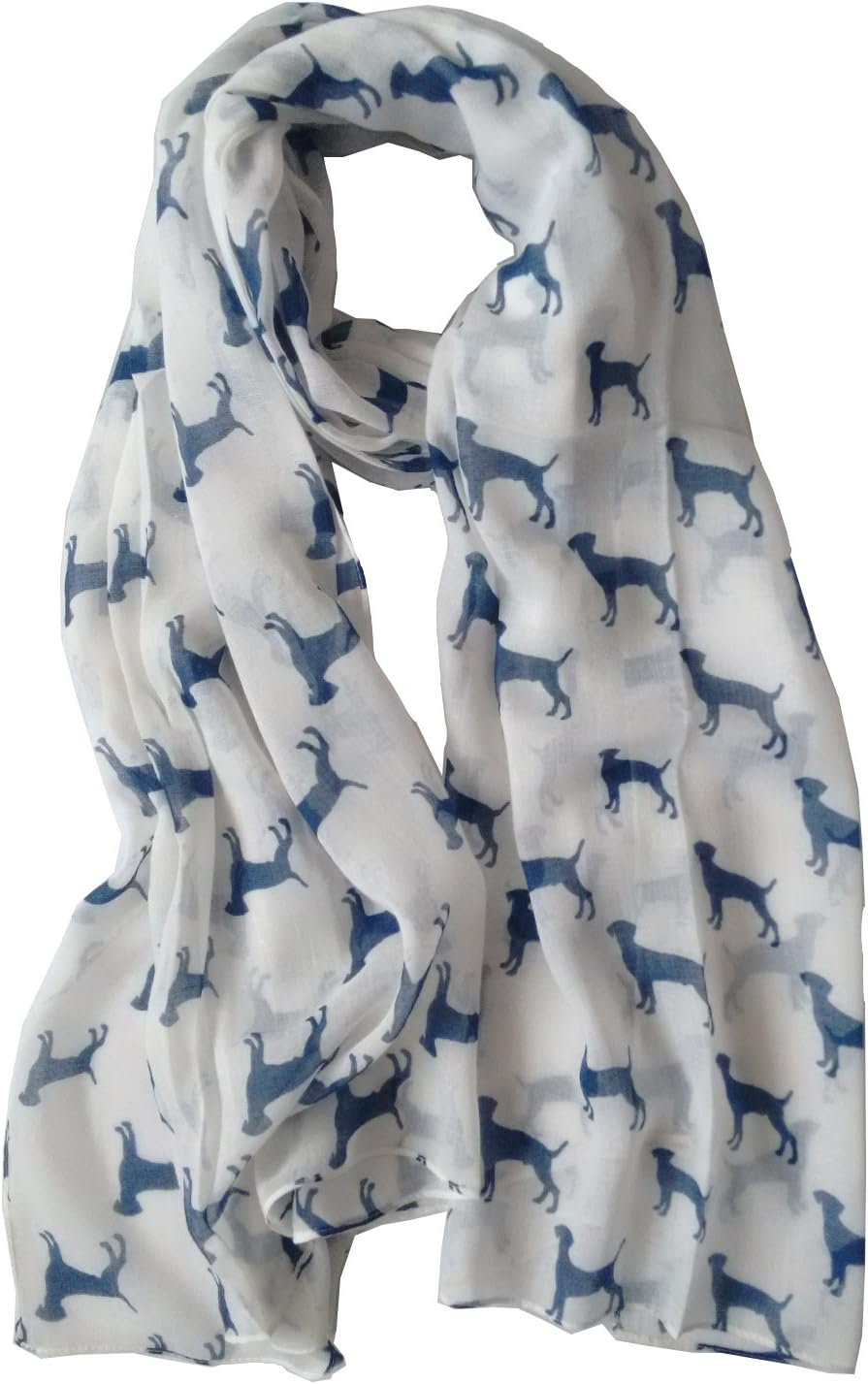 Glamlondon Labrador Dog Scarf Ladies Fashion Scarves