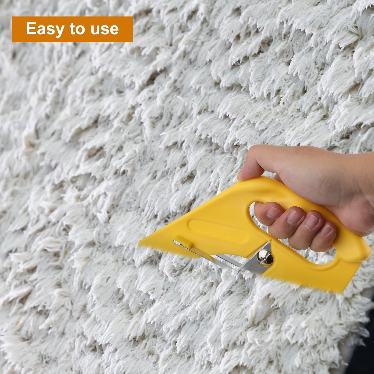 Carpet Cutter, High Performance Scissors Carpet Cutter Professional Multi-Purpose Scissors Carpet Knife Cutting Tool for Carpet, Wallpaper, Cardboard, Leather image number 2