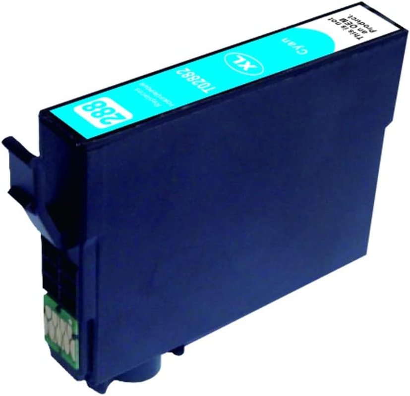 Ausjet 288XL Non-Oem Ink Cartridge for Epson XP240, XP340, XP344, XP440 (Cyan)