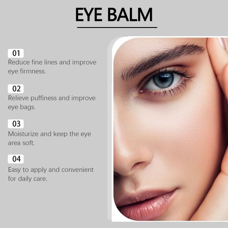 Lumibalm Eye Bags, Lumibalm Eye Serum，Turmeric Eye Cream Stick, Turmeric Retinol Eye Stick, Hydrating Eye Stick, anti Aging under Eye Cream, Reduces Dark Circles and Eye Bags(3Pcs) image number 2