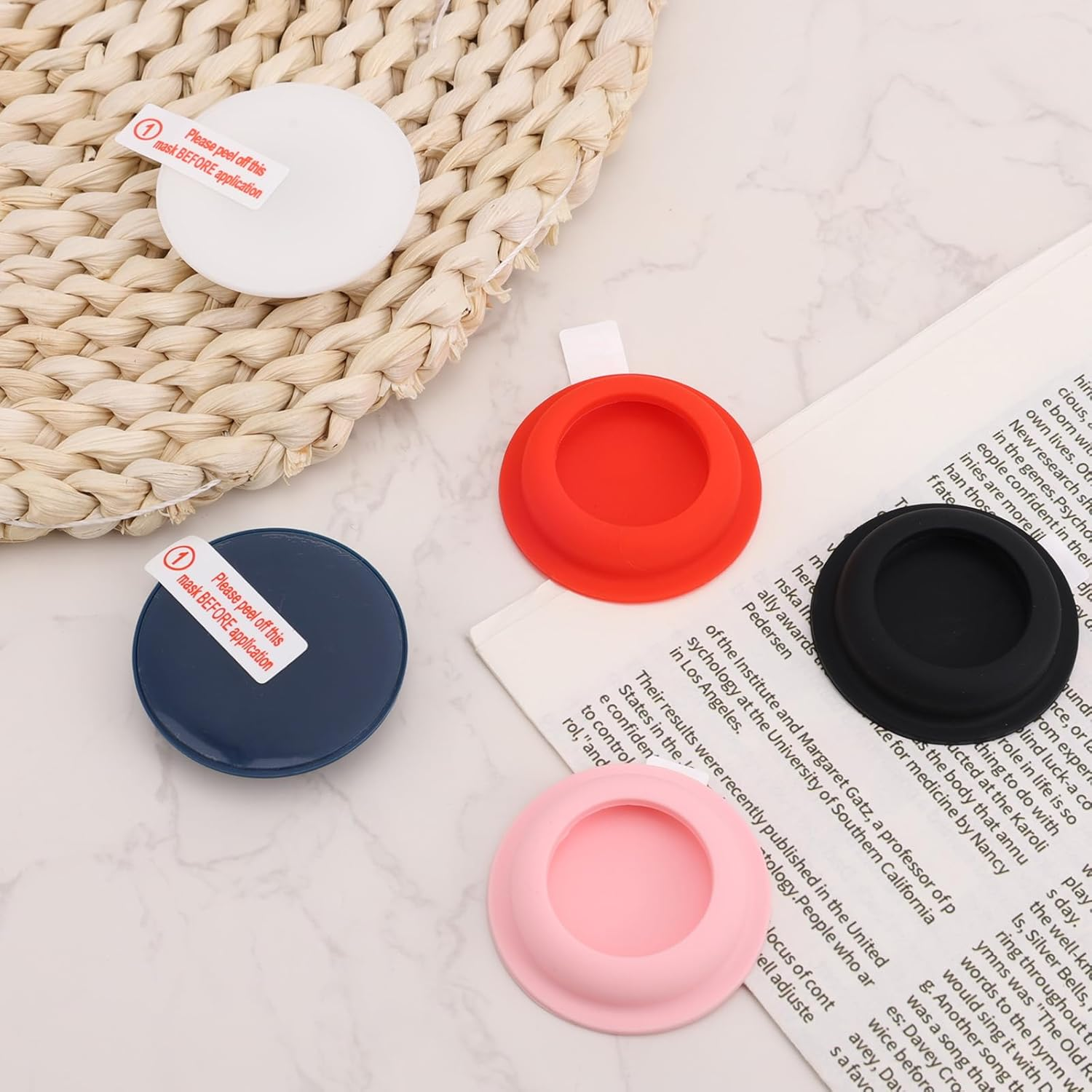 5Pcs Holder for Princess Cruise Medallion, Silicone Holders Cell Phone Accessories for Princess Medallion Compatible with Iphone Android image number 1