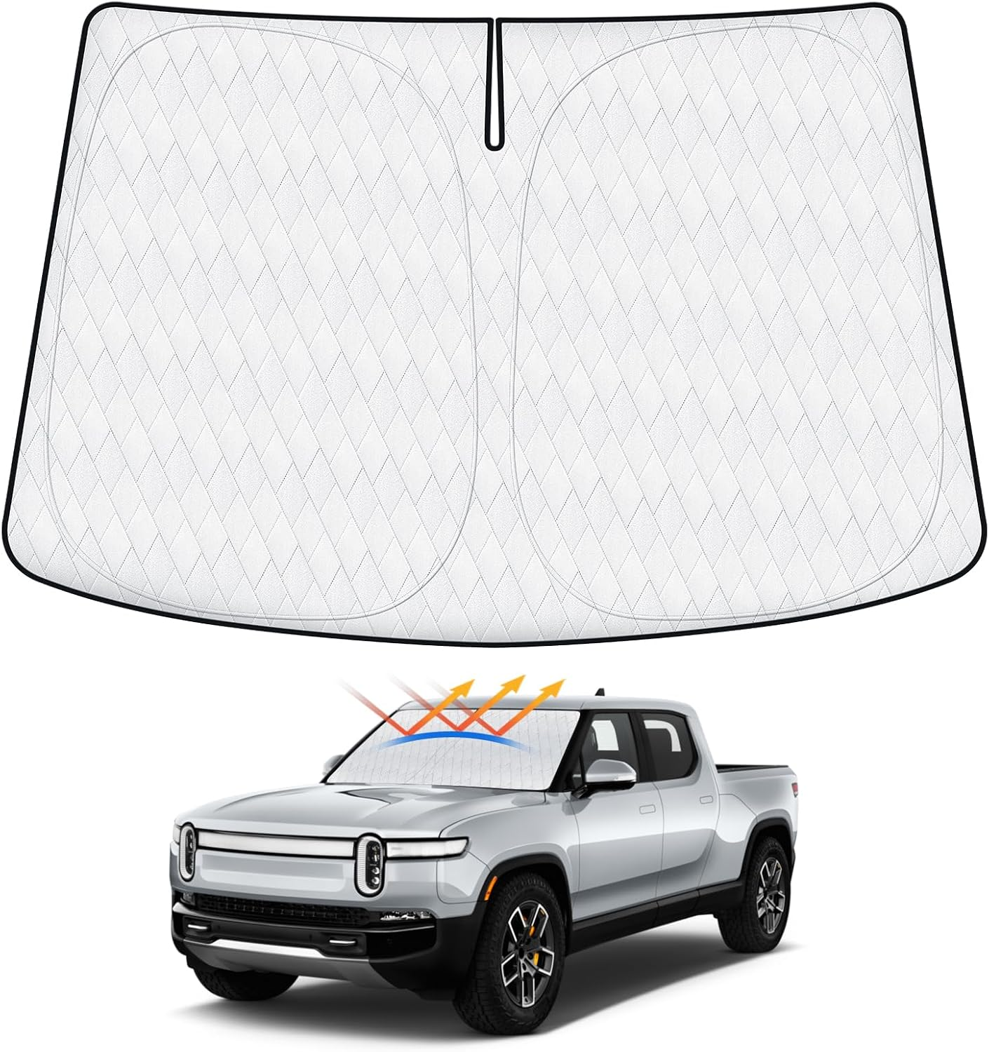 Cartist 5-Layer Windshield Sun Shade Custom Fit for Hyundai Palisade 2020-2025 2026 Accessories Foldable Car Front Window Sunshade Sun Visor Protector image number 6