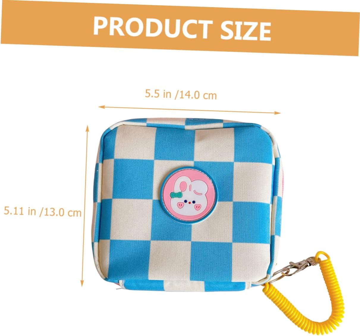 BCOATH 2Pcs Menstrual Pad Bag Practical Period Bag Sanitary Napkin Pouch Tampon Pouch for Women image number 4