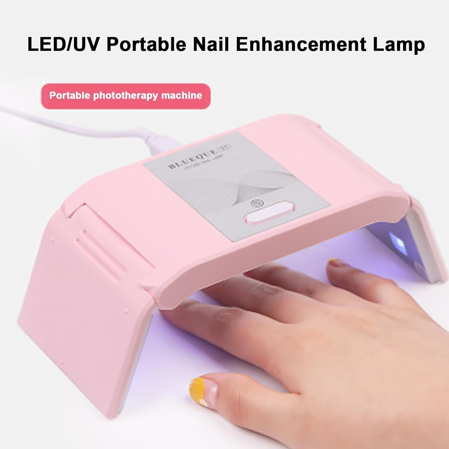 MASADU UV Nail Lamp,Portable UV Light,Folding 36W Fast Curing LED, Suitable for All Gel Polishes, Dual Timing, Type-C Connectivity, Ideal for Professional and Home Manicures image number 4