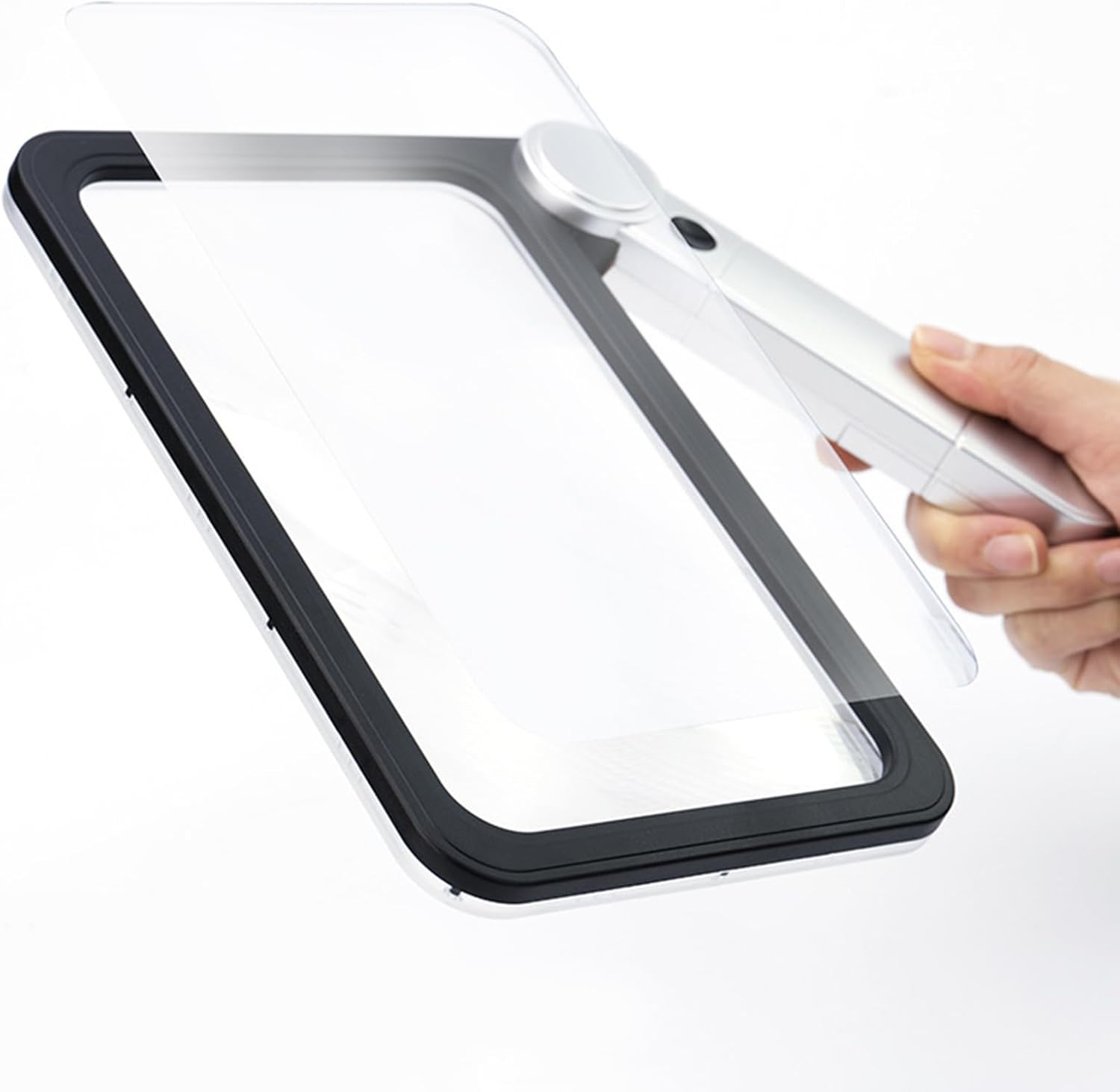 5X Large Magnifying Glass with Adjustable LED Light, 48LED Cold/Warm Light 3 Modes, Watch Repair Tools & Kits, Loupe Handheld Magnifier for Seniors Reading Watch Repair Soldering Close Work image number 4