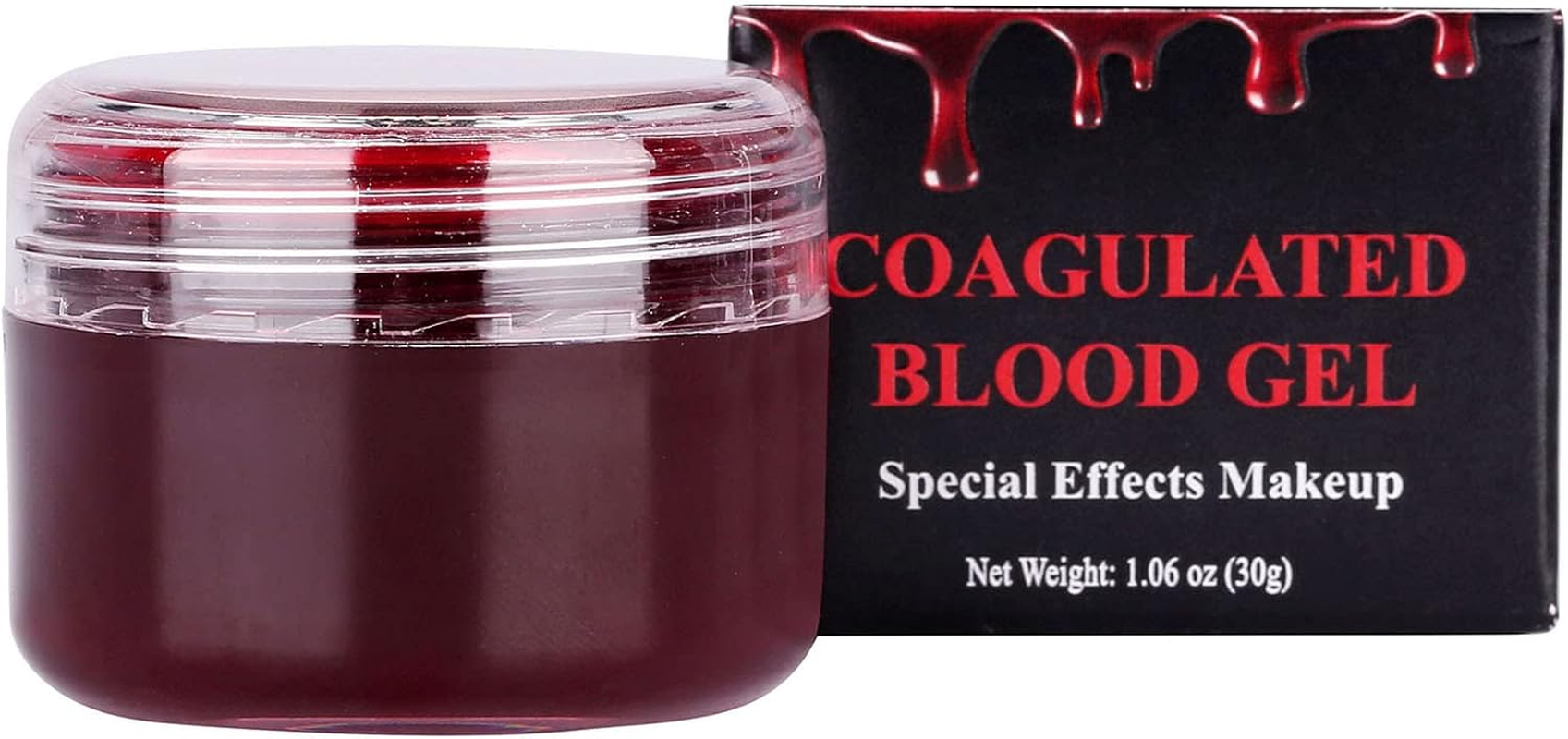 Wismee Pro Stage Special Effects Halloween Face Body Paint Kit, 12Colors Oil Based Makeup Palette (167Ml) + Wound Scar Wax (47Ml) Fake Scab Blood (19Ml) + Spatula + 10 Brushes image number 2