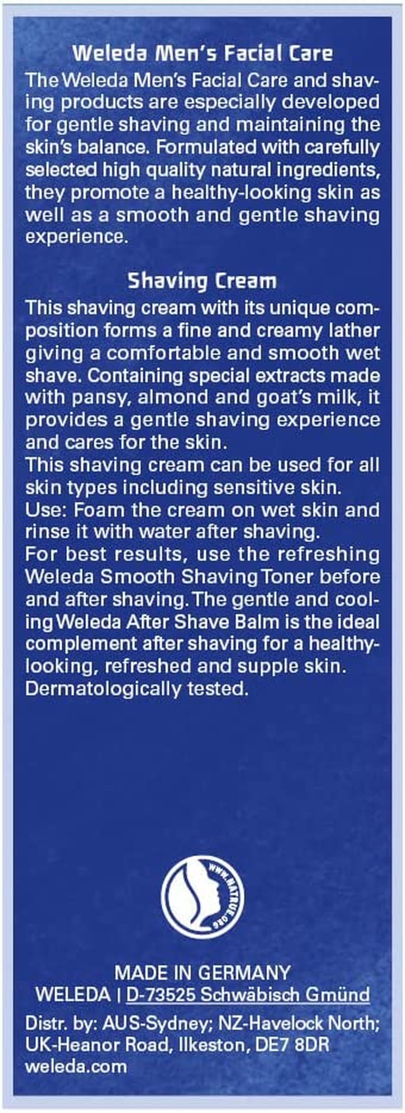 WELEDA Shaving Cream, 75Ml image number 1