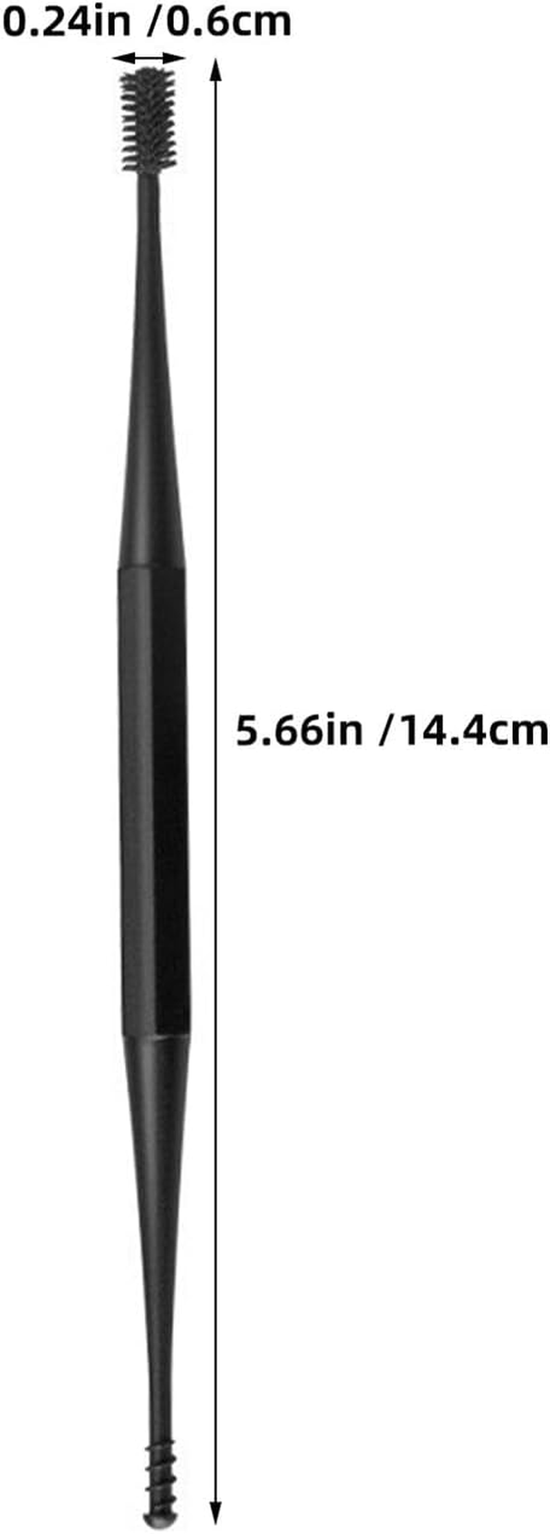 TEHAUX 12Pcs Double-Ended Silicone Ear Cleaner Spoon Portable Reusable Spiral Earwax Remover for Dry and Oily Wax Clean Ear Wax Removal Tool for Home and Travel Use image number 4